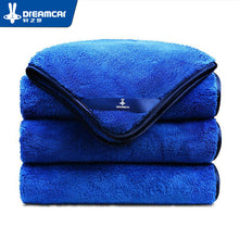 1pc Microfiber Towel Car Care Polishing Wash Towels Plush Washing Drying Towel Thick Plush Polyester Fiber Car Cleaning Cloth