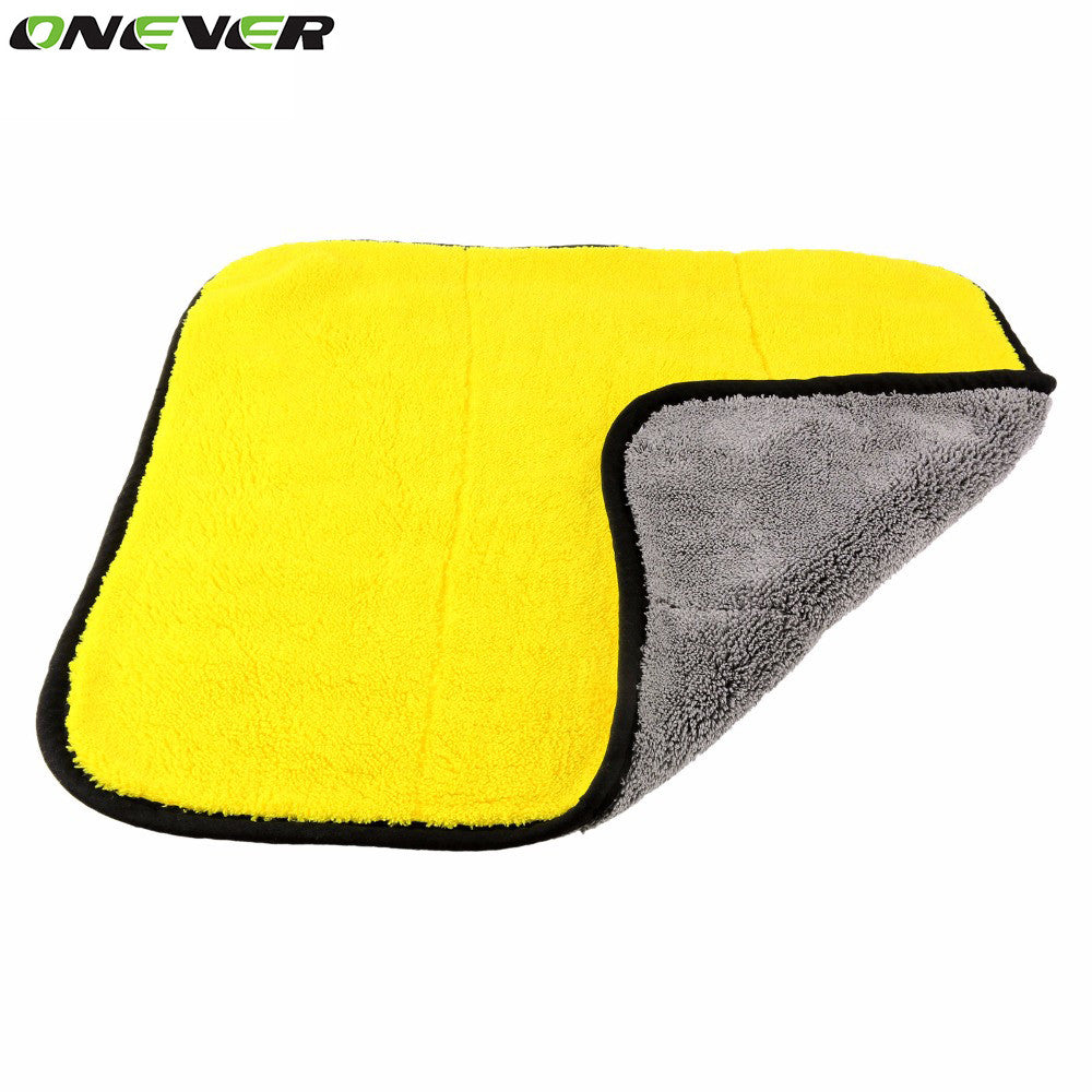 45cmx38cm Super Thick Plush Microfiber Car Cleaning Cloths Car Care Microfibre Wax Polishing Detailing Towels
